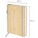 Ежедневник недатированный, А5, 145х213 мм, BRAUBERG "Bamboo", резинка-фиксатор, держатель для ручки, 160 л., бамбук, 117137