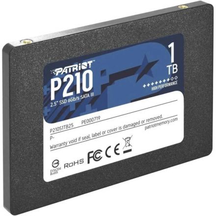 SSD Накопитель Patriot SATA-III 1TB P210 2.5(P210S1TB25) SSD Накопитель Patriot SATA-III 1TB P210 2.5(P210S1TB25)