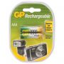 Батарейки аккумуляторные КОМПЛЕКТ 2 шт., GP, AAA (HR03), Ni-Mh, 1000 mAh, блистер, 100AAAHC-2DECRC2, 100AAAHC2DECRC2 СПб