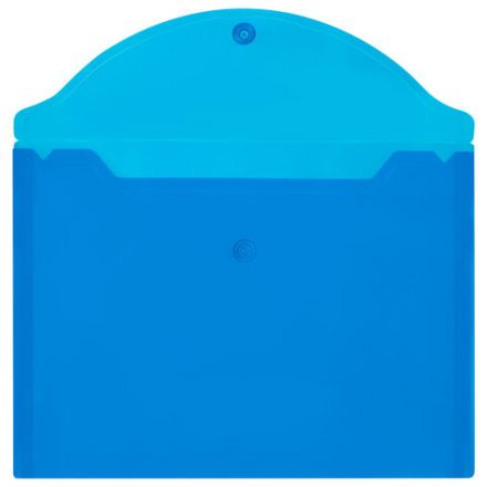 Папка-конверт с кнопкой прозрачная МАЛОГО ФОРМАТА, А5, BRAUBERG "UNIVERSAL", синяя, 0,15 мм, 273066 Папка-конверт с кнопкой прозрачная МАЛОГО ФОРМАТА, А5, BRAUBERG "UNIVERSAL", синяя, 0,15 мм, 273066