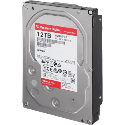 Жесткий диск WD Red Plus 12Tb SATA (WD120EFGX) 7200rpm 512Mb 3.5