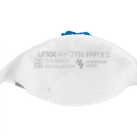 Полумаска фильтрующая UNIX Air 211V с кл FFP1 R D