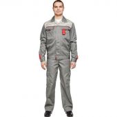 Костюм рабочий летний муж л10-КБР сер/с-сер 60-62 182-188 (Базис)