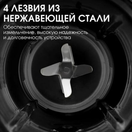 Блендер стационарный BQ (БИ-КЬЮ) SB1008, 1000 Вт, 2 скорости, чаша 1,5 л, пластик, черный/белый, 86192480 Блендер стационарный BQ (БИ-КЬЮ) SB1008, 1000 Вт, 2 скорости, чаша 1,5 л, пластик, черный/белый, 86192480