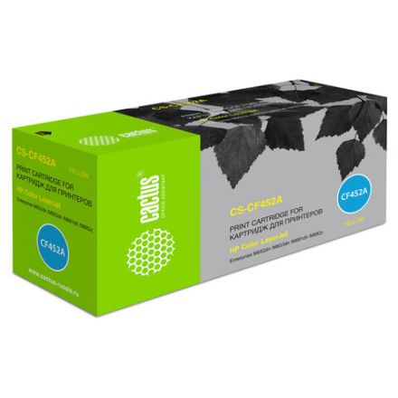 Картридж лазерный CACTUS (CS-CF452A) для HP Color LJ M652dn/M653dn/M681dh, желтый, ресурс 10500 стр. Картридж лазерный CACTUS (CS-CF452A) для HP Color LJ M652dn/M653dn/M681dh, желтый, ресурс 10500 стр.