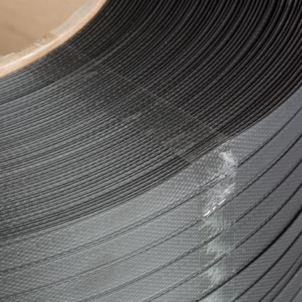 Стреппинг лента Полипропиленовая 12мм х 0,5 (3000 м.) Серая