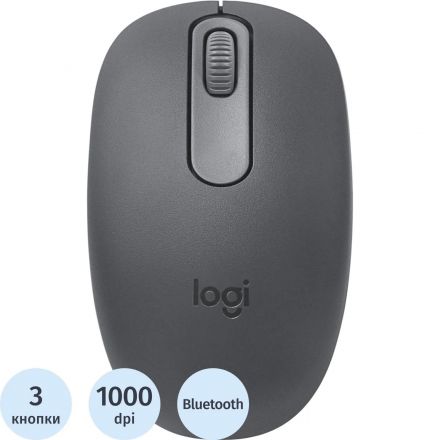 Мышь компьютерная Logitech Wireless M196, BLUETOOTH, Graphite, 910-007459