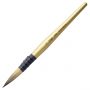 Кисть художественная синтетика Гамма "GOLD BRUSH", круглая №12, французское крепление, короткая ручка Кисть художественная синтетика Гамма "GOLD BRUSH", круглая №12, французское крепление, короткая ручка