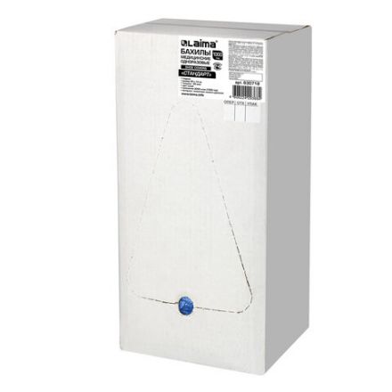 Бахилы КОМПЛЕКТ 2000 шт. (1000 пар) в упаковке, СТАНДАРТ, размер 40х14 см, 2,8 г, ПНД, LAIMA, 630718 Бахилы КОМПЛЕКТ 2000 шт. (1000 пар) в упаковке, СТАНДАРТ, размер 40х14 см, 2,8 г, ПНД, LAIMA, 630718