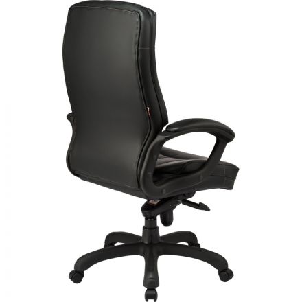 Кресло BN_U_Руководителя EChair CS-608Е кожа черная, пластик Кресло BN_U_Руководителя EChair CS-608Е кожа черная, пластик