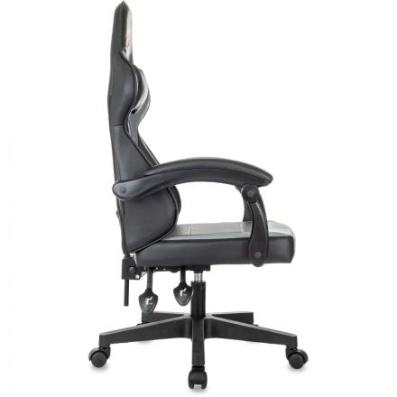 Кресло VB_Echair Easy Game-907 LT PU экокожа черный/серый, пластик
