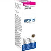 Контейнер с чернилами Epson T6643 C13T66434A пурпурный оригинальный Контейнер с чернилами Epson T6643 C13T66434A пурпурный оригинальный