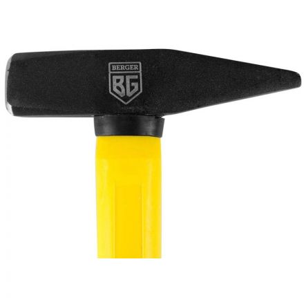 Молоток слесарный кованый, фиберглассовая рукоятка, 800 г. BERGER BG1515