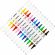 Набор маркеров Kreative Markers Acrylic duo tip пластиковый бокс 12цв,23121