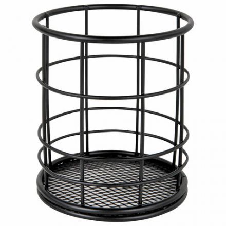 Органайзер-стаканчик для косметики и мелочей MONTE VITA (МОНТЕ ВИТА), металлический, 100х90 мм, черный, 272487 Органайзер-стаканчик для косметики и мелочей MONTE VITA (МОНТЕ ВИТА), металлический, 100х90 мм, черный, 272487