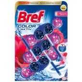 Подвесной блок для унитаза Бреф "Color-Activ", цветочная свежесть, 3*50г, блистер