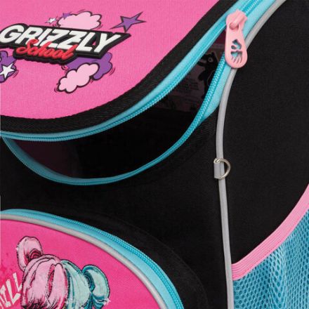 Ранец GRIZZLY анатомическая спинка, с мешком для обуви, для девочек, LIKE, 33х25х13 см, RAm-484-6/1 Ранец GRIZZLY анатомическая спинка, с мешком для обуви, для девочек, LIKE, 33х25х13 см, RAm-484-6/1