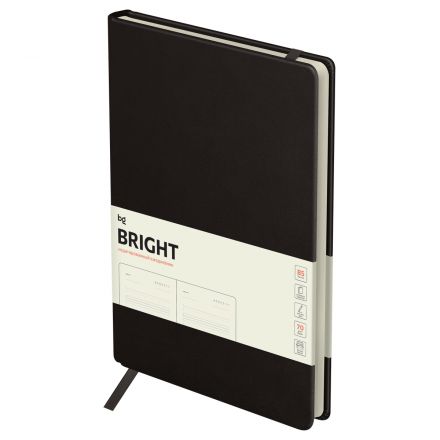 Ежедневник недатированный, B5, 136л., твердый переплет, кожзам, BG "Bright. Brown", коричневый, карман Ежедневник недатированный, B5, 136л., твердый переплет, кожзам, BG "Bright. Brown", коричневый, карман