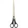 Ножницы Крамет 210мм Soft touch с симметричными ручками, черные Н-089