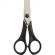 Ножницы Крамет 210мм Soft touch с симметричными ручками, черные Н-089