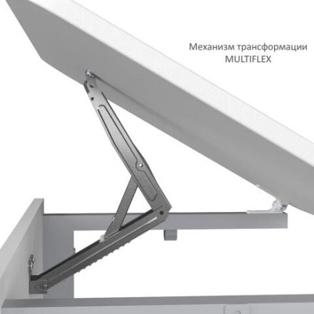 Стол-парта 2-местный, регулируемый угол, СУТ.55-01, 1200х500х640-780 мм, рост 4-6, серый каркас, ЛДСП белая Стол-парта 2-местный, регулируемый угол, СУТ.55-01, 1200х500х640-780 мм, рост 4-6, серый каркас, ЛДСП белая