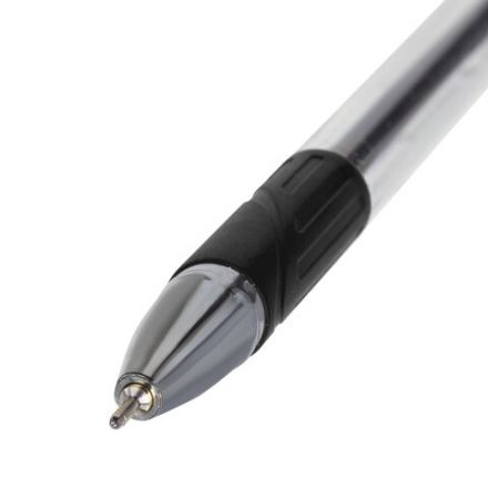 Ручка шариковая масляная с грипом BRAUBERG "Max-Oil", ЧЕРНАЯ, игольчатый узел 0,7 мм, линия письма 0,35 мм, 142142 Ручка шариковая масляная с грипом BRAUBERG "Max-Oil", ЧЕРНАЯ, игольчатый узел 0,7 мм, линия письма 0,35 мм, 142142