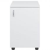 Тумба MEG_медицинская, 1 отделение, полка, ЛДСП ТМ (код МД-103.00) белый