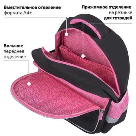 Рюкзак BRAUBERG FAVOUR, 2 отделения, 3 кармана, "Don't wake up", 40х29х15 см, 272058 Рюкзак BRAUBERG FAVOUR, 2 отделения, 3 кармана, "Don't wake up", 40х29х15 см, 272058
