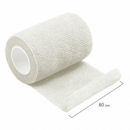Бинт эластичный самофиксирующийся, 4 м х 8 см, белый, ВАРИАНТ Бинт эластичный самофиксирующийся, 4 м х 8 см, белый, ВАРИАНТ