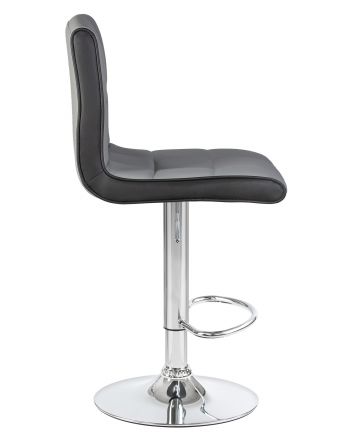 Стул барный DOBRIN CANDY, светло-серый-чёрный