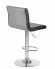 Стул барный DOBRIN CANDY, светло-серый-чёрный