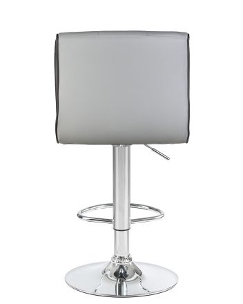 Стул барный DOBRIN CANDY, светло-серый-чёрный