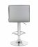 Стул барный DOBRIN CANDY, светло-серый-чёрный