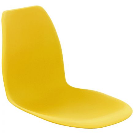 Стул для столовых EL_SHT-ST29/S130 пластик желтый/черный муар