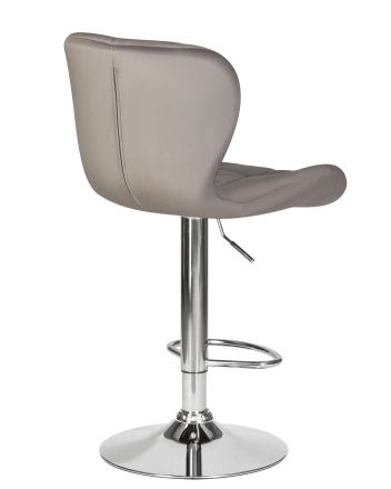 Стул барный DOBRIN BARNY, серый велюр (MJ9-75) Стул барный DOBRIN BARNY, серый велюр (MJ9-75)