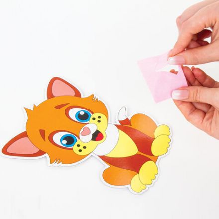 Набор для творчества "Аппликация из фетра", "Котёнок", основа 20х15 см, ЮНЛАНДИЯ, 662390 Набор для творчества "Аппликация из фетра", "Котёнок", основа 20х15 см, ЮНЛАНДИЯ, 662390