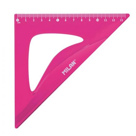 Milan Набор чертежный большой Flex & resistant цвет розовый Milan Набор чертежный большой Flex & resistant цвет розовый