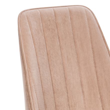 Стул Leset Дрим Vendetta 3 бежевый, Ткань Велюр Стул Leset Дрим Vendetta 3 бежевый, Ткань Велюр