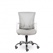 Кресло СН-800 Энжел белый хром Ср TW-71/Е71 (серебристый)