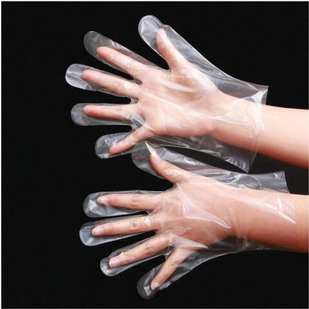 Перчатки полиэтиленовые одноразовые, КОМПЛЕКТ 50 пар (100 штук), размер М (средний), 6 микрон, LAIMA, 606879 Перчатки полиэтиленовые одноразовые, КОМПЛЕКТ 50 пар (100 штук), размер М (средний), 6 микрон, LAIMA, 606879