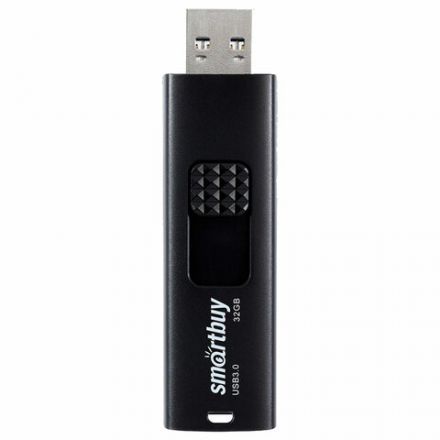 Флеш-диск 32 GB SMARTBUY Fashion USB 3.0, черный, SB032GB3FSK