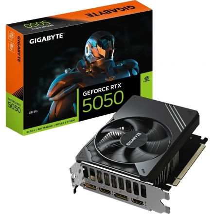 Видеокарта Gigabyte RTX5050 D6 8GB, 2xDP 2xHDMI(GV-N5050D6-8GD)