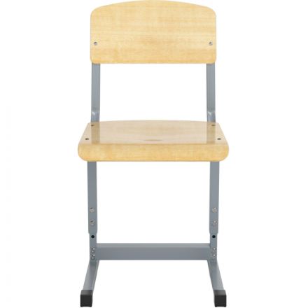 Стул ученический MET_Комус 3-5р.г. серый