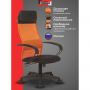 Кресло VB_EChair-655 TTW_OR сетка/ткань оранжевый, пластик