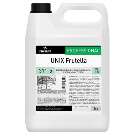 Профхим освежитель воздуха антибакт. Pro-Brite/UNIX Frutella, 5л