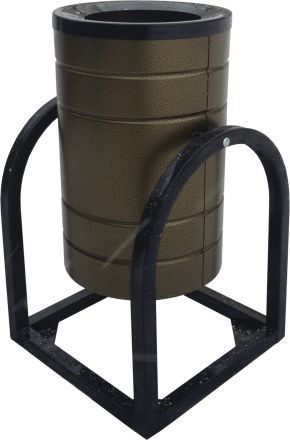 Урна уличная 320х370х550 бронзовая