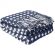 Покрывало из хлопка Polka dots темно-синего цвета Essential, 180х250 см