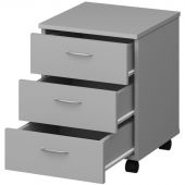 Тумба SP Бюджет выкатная без замка 2556-Р.030 (402952) 398х406х521 Серый