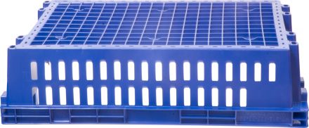 Ящик хлебный 600х400х152,5 синий вес 1,3 кг. Ящик хлебный 600х400х152,5 синий вес 1,3 кг.