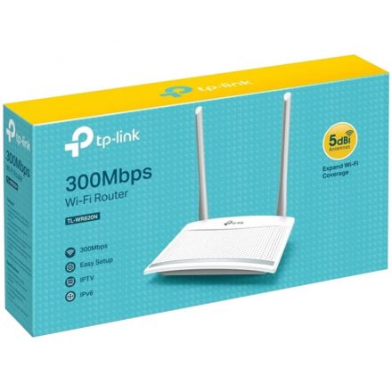 Маршрутизатор TP-Link TL-WR820N бел/сер